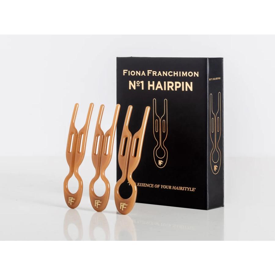 フィオナ フランシモン ヘアピン3本セット キャメル ヘアセット ヘア