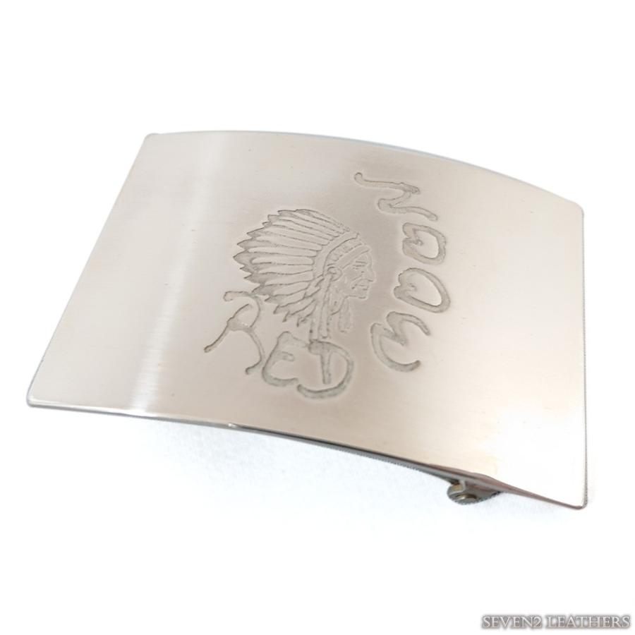 REDMOON（レッドムーン） プレートバックル シルバー ベルト バックル