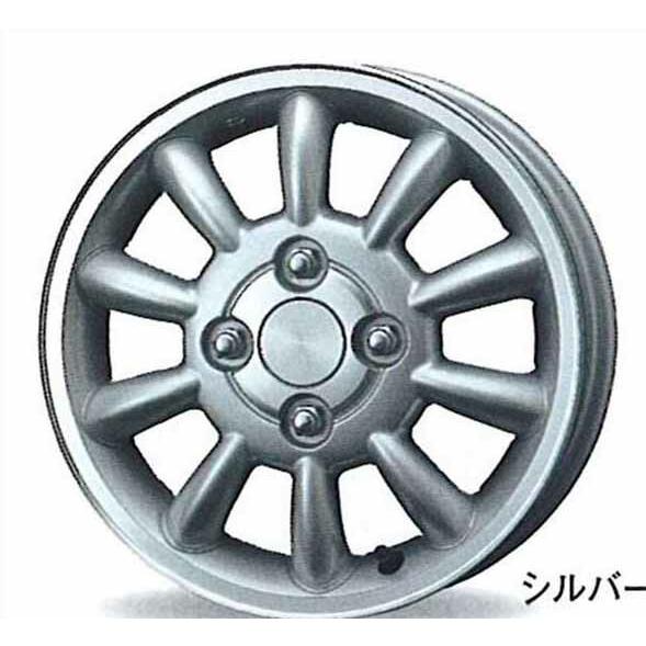 ラパン アルミホイール（13インチ）シルバー スズキ純正部品 パーツ