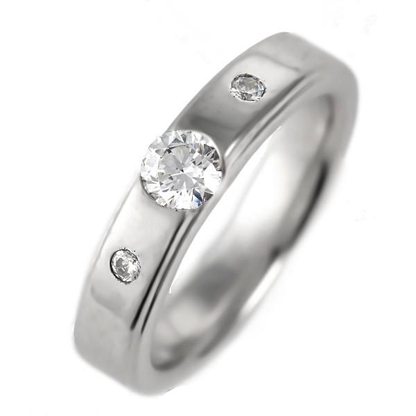 SUEHIRO（スエヒロ） ダイヤモンド リング プラチナ 婚約指輪 0.3