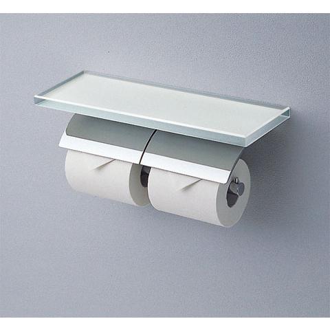 TOTO 高級感あるガラス製棚の二連紙巻器 TOTO YH63GWS : スイスイ