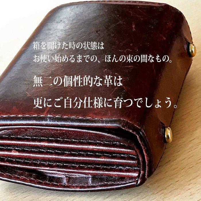 m+（エムピウ） コンパクトな財布 MILLEFOGLIE2 Pig25 グリーンxチョコ