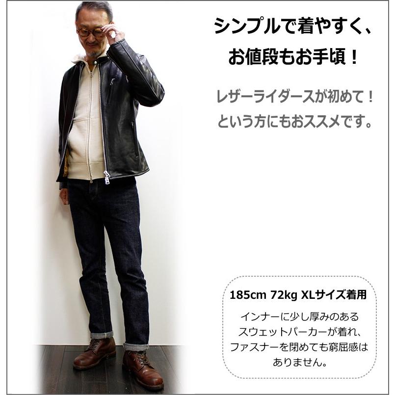 Retro Grade 羊革シングルライダース SHEEPSKIN SINGLE RIDERS メンズ