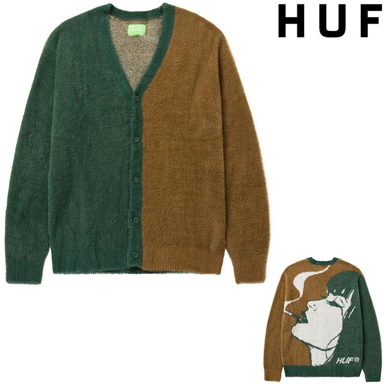 HUF（ハフ） カーディガン HUF FEELS GOOD CARDIGAN ニット : PAJABOO