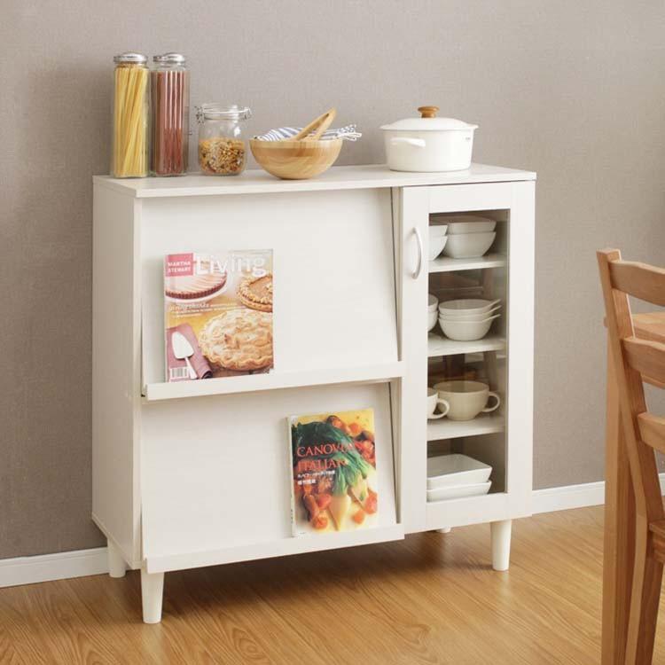 IRIS OHYAMA（アイリスオーヤマ） キッチン収納 キャビネット 食器棚