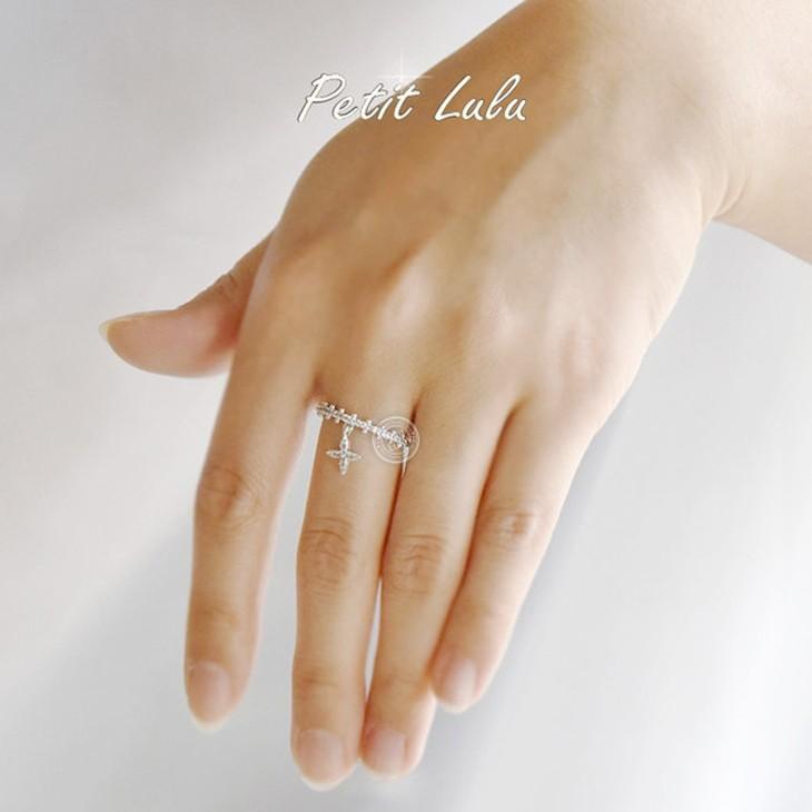 Petit Lulu（プチルル） 指輪 レディース リング 新作 スワロフスキー
