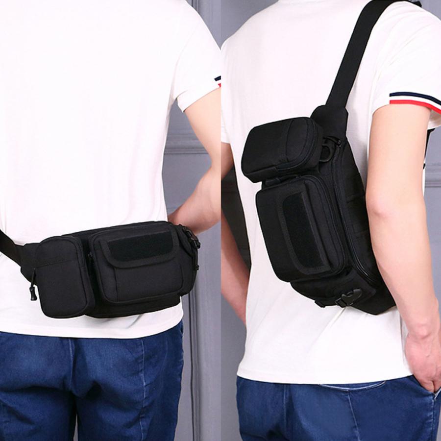 ウエストバッグ WMT005ミリタリー 迷彩 カモ柄 ウエストポーチ