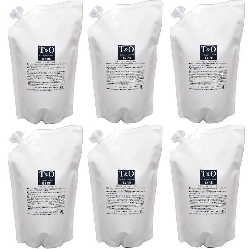 東粧ケミカル T&O スタイリングトリートメント ハード 1000ml×6点