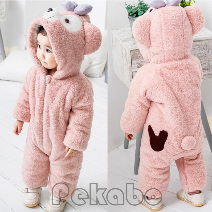 ダッフィー 着ぐるみ ベビー服 ロンパース カバーオール シェリーメイ