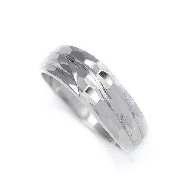 プラチナ 指輪 プラチナリング Pt900 キラキラ 多面 カットリング