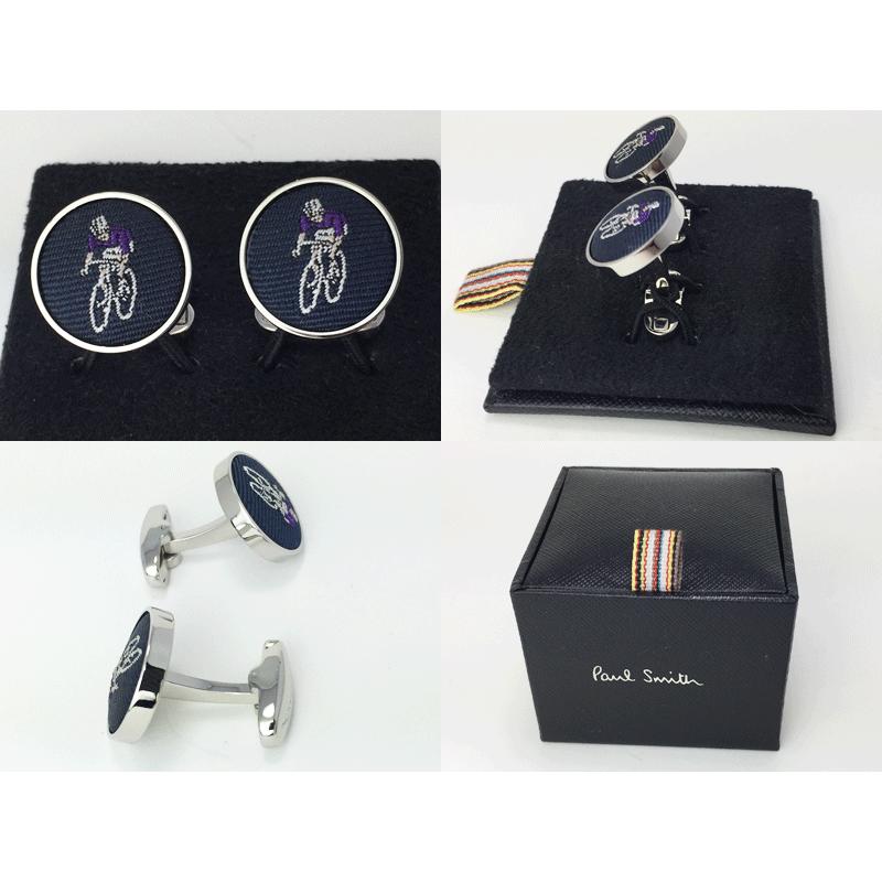 Paul Smith（ポール・スミス） カフスボタン ARXC CUFF SILK 自転車