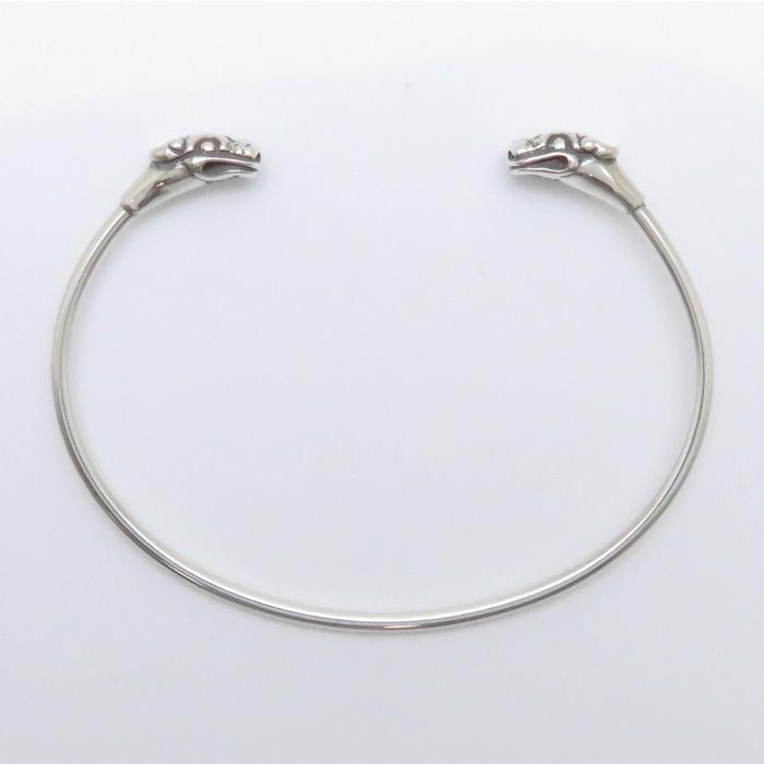 CHROME HEARTS（クロムハーツ） スキニーダブルドッグ バングル SV925