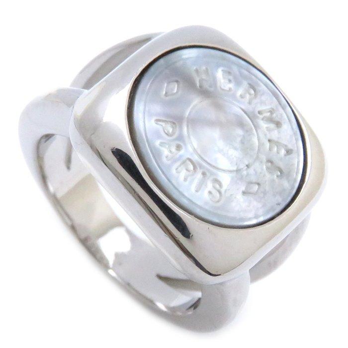 HERMES（エルメス） コロゾ セリエ シェル リング SV シルバー #55