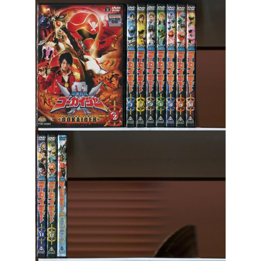 海賊戦隊 ゴーカイジャー VOL.2~6,8~12+THE MOVIE 計11巻セット(全12巻