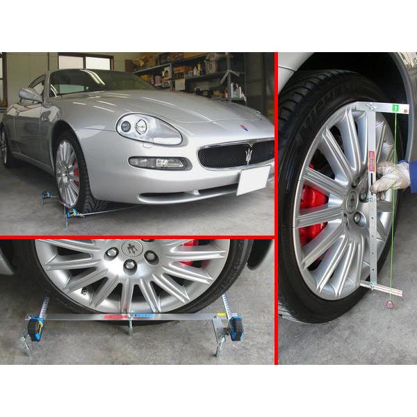 ☆激レア☆四輪アライメントゲージF5☆一人で簡単！トー、キャンバー