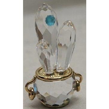 スワロフスキー Swarovski 2001年 廃盤品 『サボテン, ブルージリコン