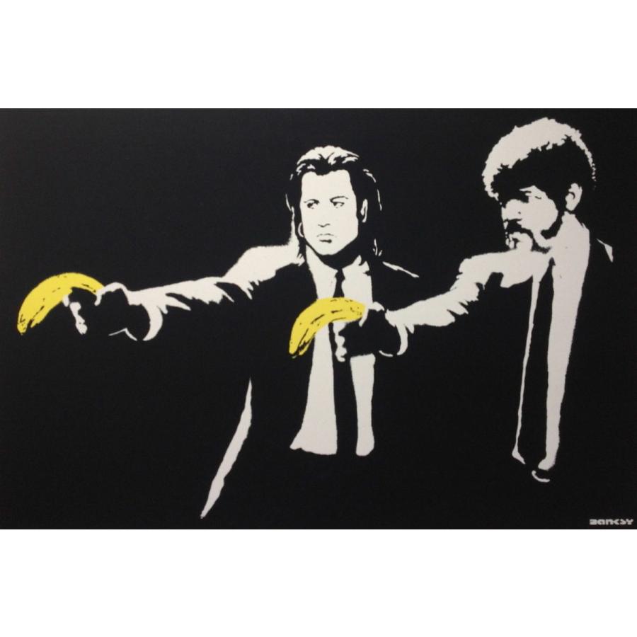 Banksy バンクシー PULP FICTION シルクスクリーン プリント WCP