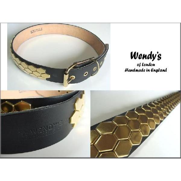 WENDY'S ウェンディーズ 正規 イギリス製 3-Row Hexagon Stud