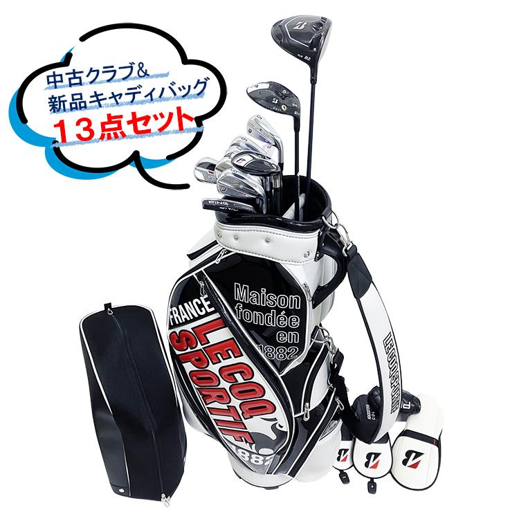 中古クラブ キャディバッグ 13点セット オリジナルメンズ中古