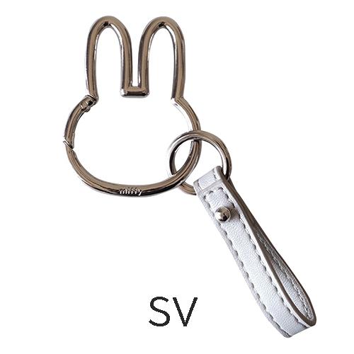 ミッフィー カラビナ スマート キーホルダー ( シルバー ) 19433