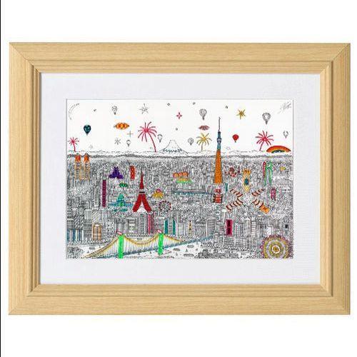 ドリーミー トーキョー/ヨハン・ペラトーネル(ミニフレームアート