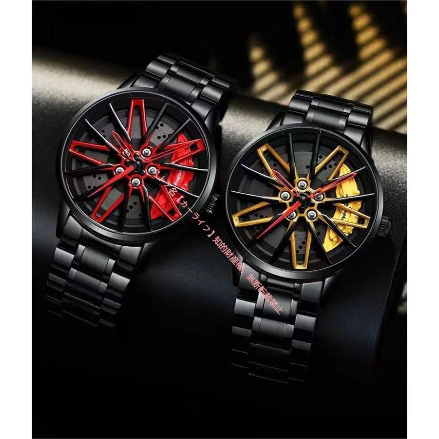 高品質ランボルギーニ Lamborghini ホイールリムハブ メンズ時計