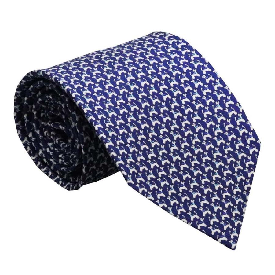 FERRAGAMO（フェラガモ） ネクタイ 722109 ブルー系 サルヴァトーレ