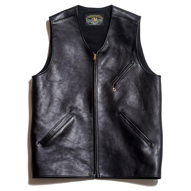 ダブル ヘリックス Double Helix ベスト レザーベスト メンズ