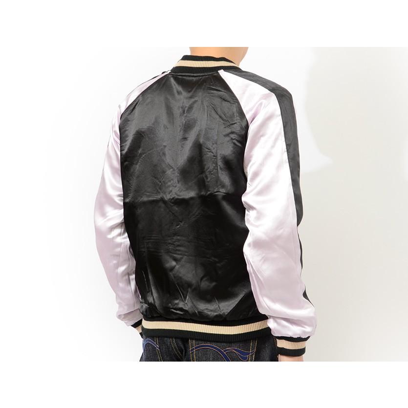 花旅楽団 和柄 スカジャン 月 雁 富士山 リバーシブル 刺繍 SCRIPT SSJ