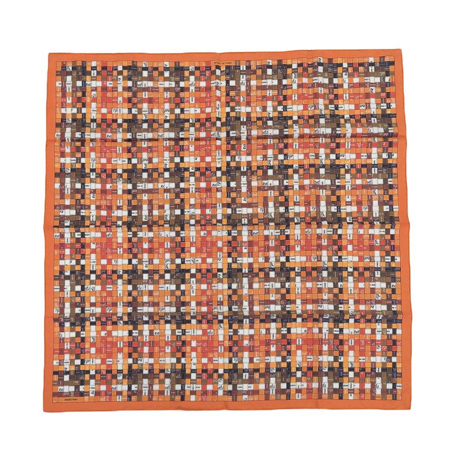 エルメス Hermes スカーフ90 ボルデュック チェック スカーフ シルク