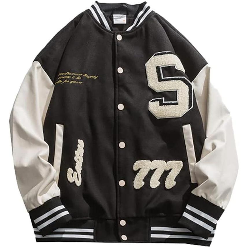 スタジャン メンズ ジャケット ワッペン MA-1 ジャンパー 刺繍