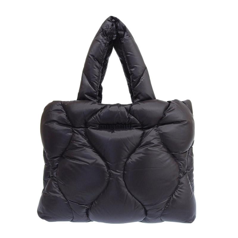 miu miu（ミュウミュウ） パテッド トートバッグ ハンドバッグ