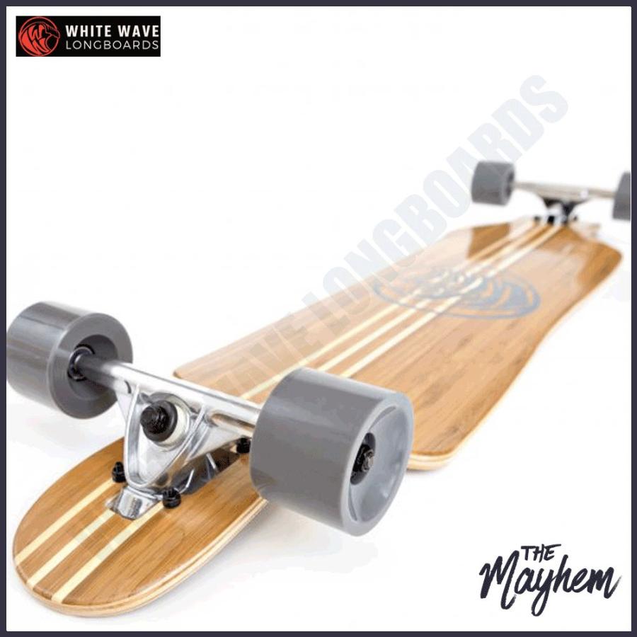 ロング スケートボード WHITE WAVE ホワイト ウェーブ ロングボード