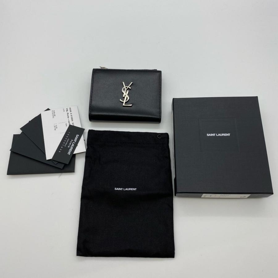 SAINT LAURENT 【SAINT LAURENT】サンローラン YSL ロゴ コンパクト 二