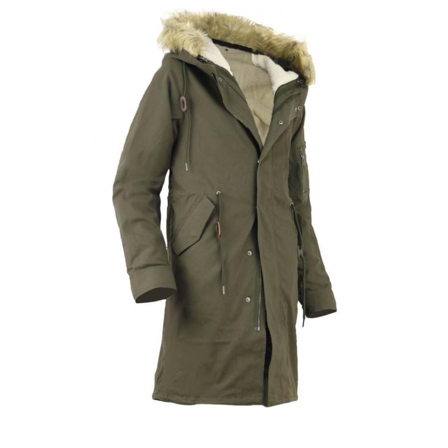 モッズコート ボア ライナー メンズ 冬 ミリタリーコート ロングコート