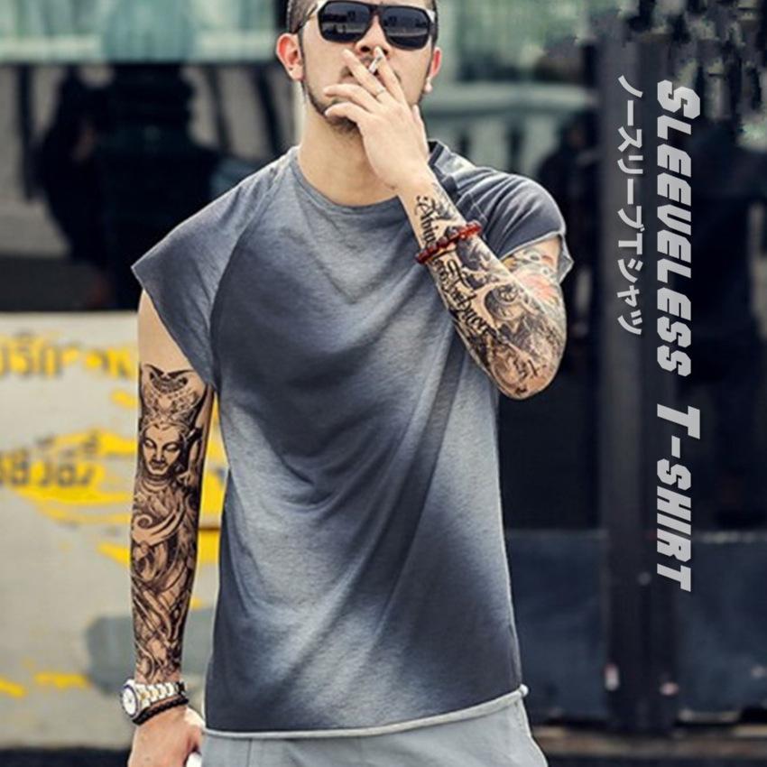 全品送料無料【ポイント15倍UP】完売御免 ノースリーブシャツ カット