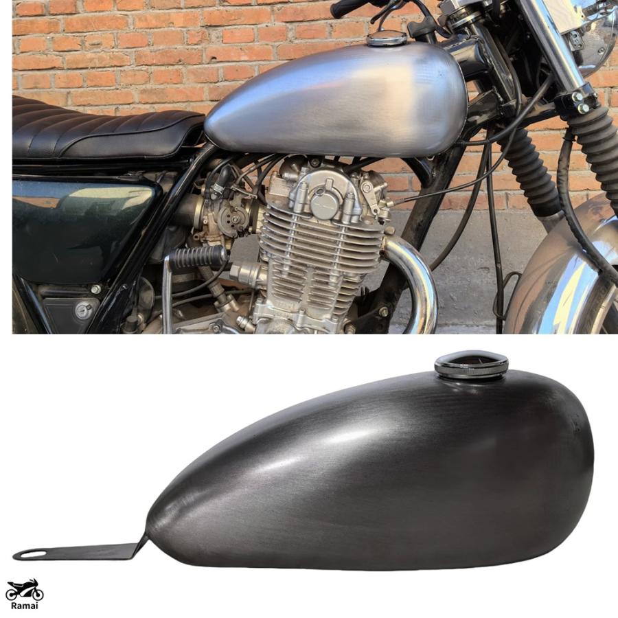 並行輸入品】 9L バイク ガソリン タンク ヤマハ SR400 500 カスタム
