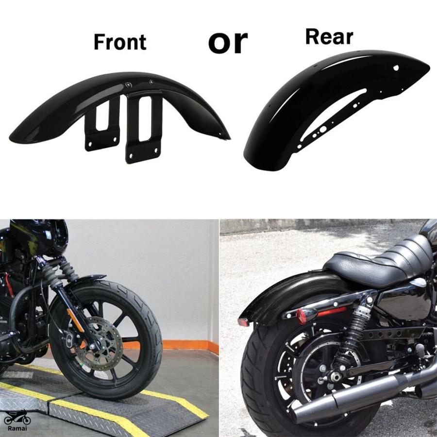 並行輸入品】 バイク フロント or リア フェンダー ハーレー スポーツ
