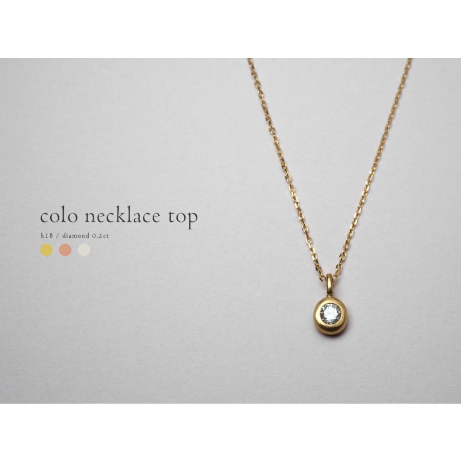18K ダイヤモンド ネックレス トップ 0.2ct 18k ペンダント レディース