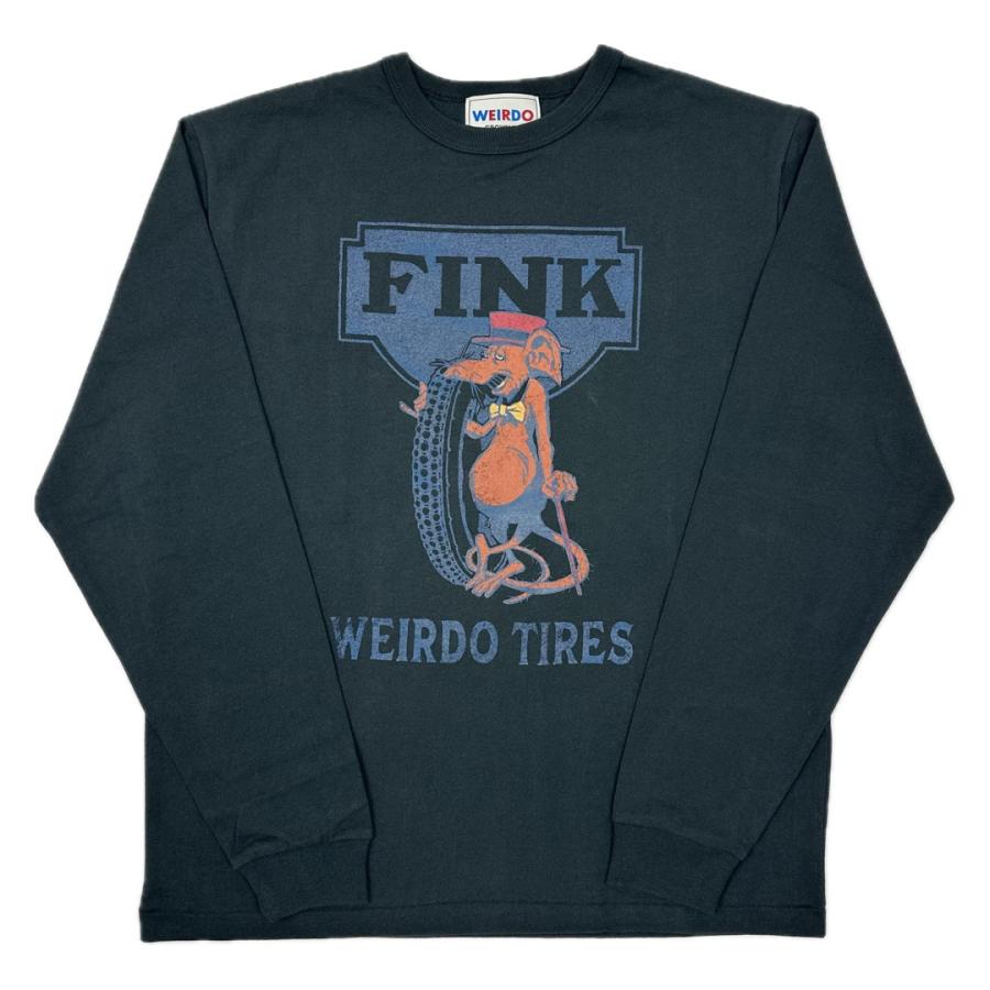 WEIRDO（ウィアード） クルーネック 長袖 Tシャツ ロンT メンズ WEIRDO