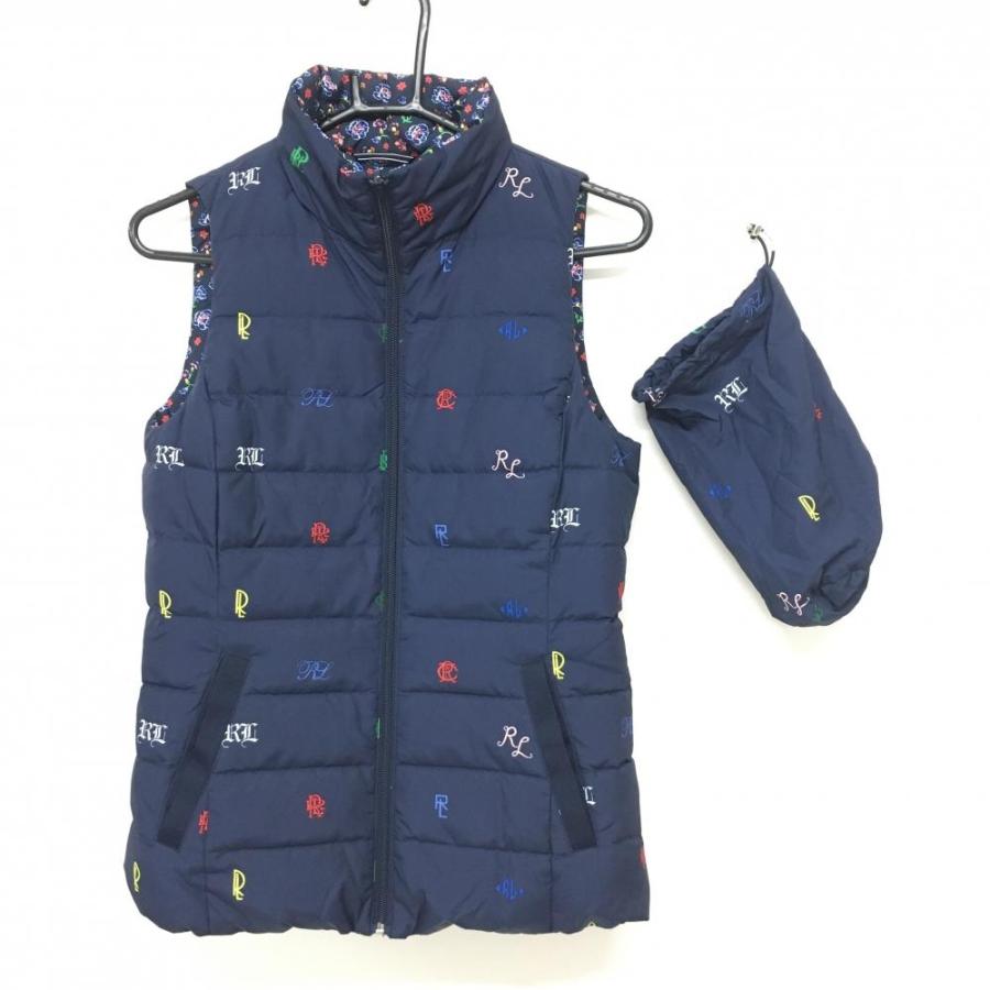 超美品】ポロゴルフ ラルフローレン リバーシブルダウンベスト