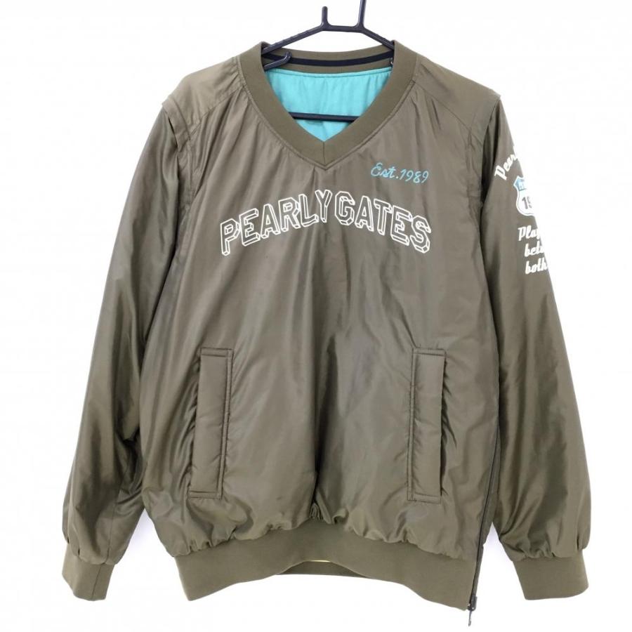 PEARLY GATES（パーリーゲイツ） 中綿リバーシブルスニード ブラウン
