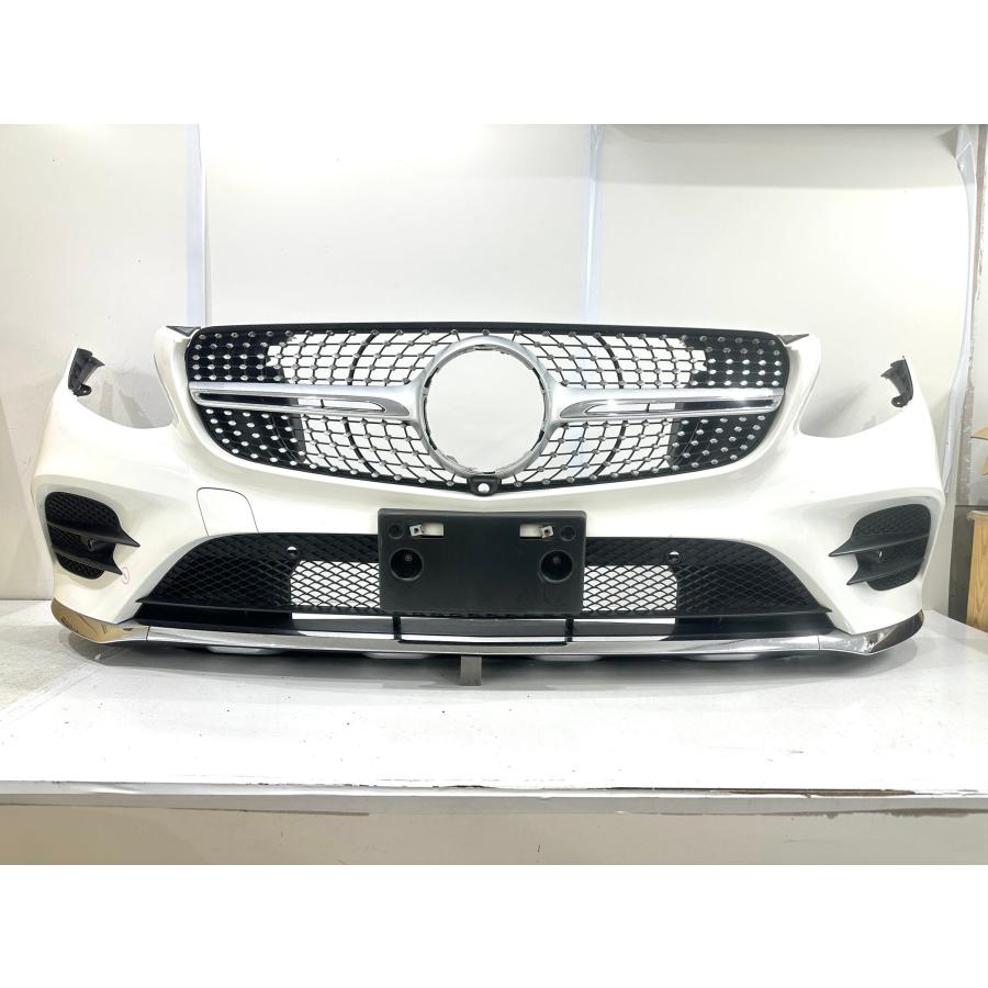 ベンツ W253/X253 GLC 純正フロントバンパー・ダイヤモンドグリル 白