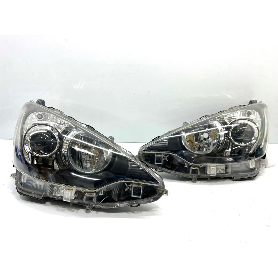 ☆研磨/良品☆ トヨタ アクア NHP10 前期 純正 左右 LED ヘッドライト