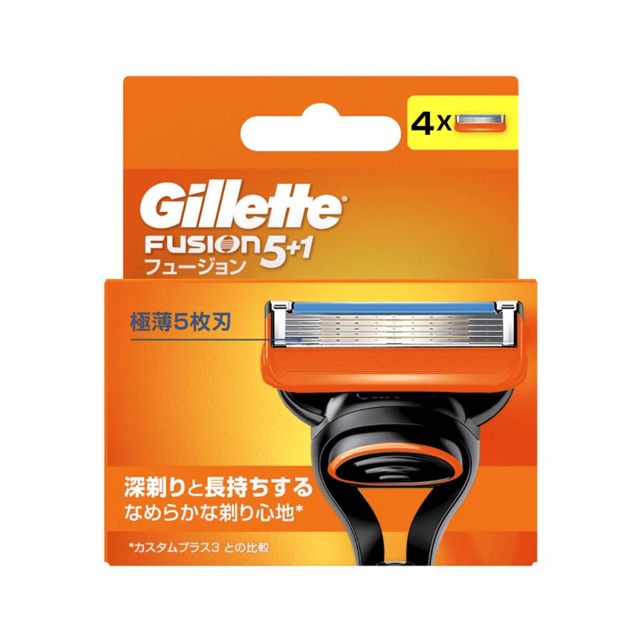 ジレット フュージョン5+1 専用替刃 4コ入 Gillette Fusion 5+1 定形外