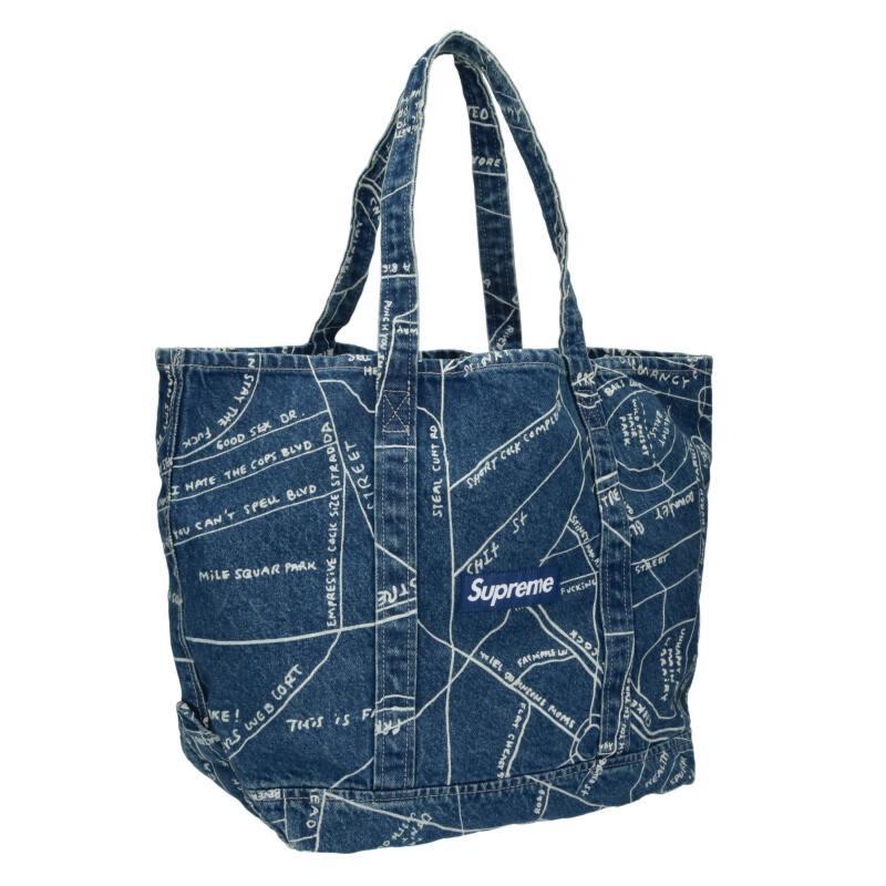 Supreme（シュプリーム） 19SS Gonz Map Denim Tote ゴンズマップ