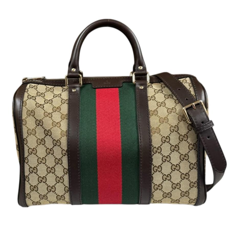 GUCCI（グッチ） GGキャンバス ボストンバッグ GGキャンバス 247205