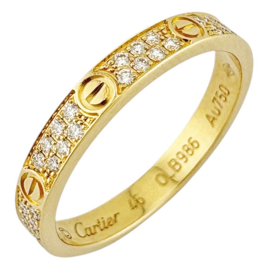 Cartier（カルティエ） ミニラブ リング 指輪 6号 18金 K18イエロー