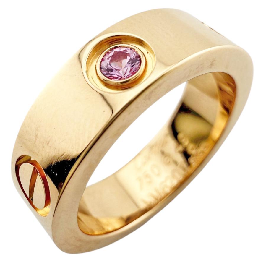 Cartier（カルティエ） ラブ リング 指輪 9号 18金 K18ピンクゴールド