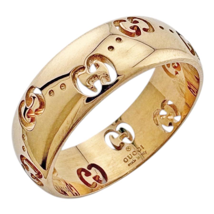 GUCCI（グッチ） アイコン リング 指輪 12.5号 18金 K18ピンクゴールド